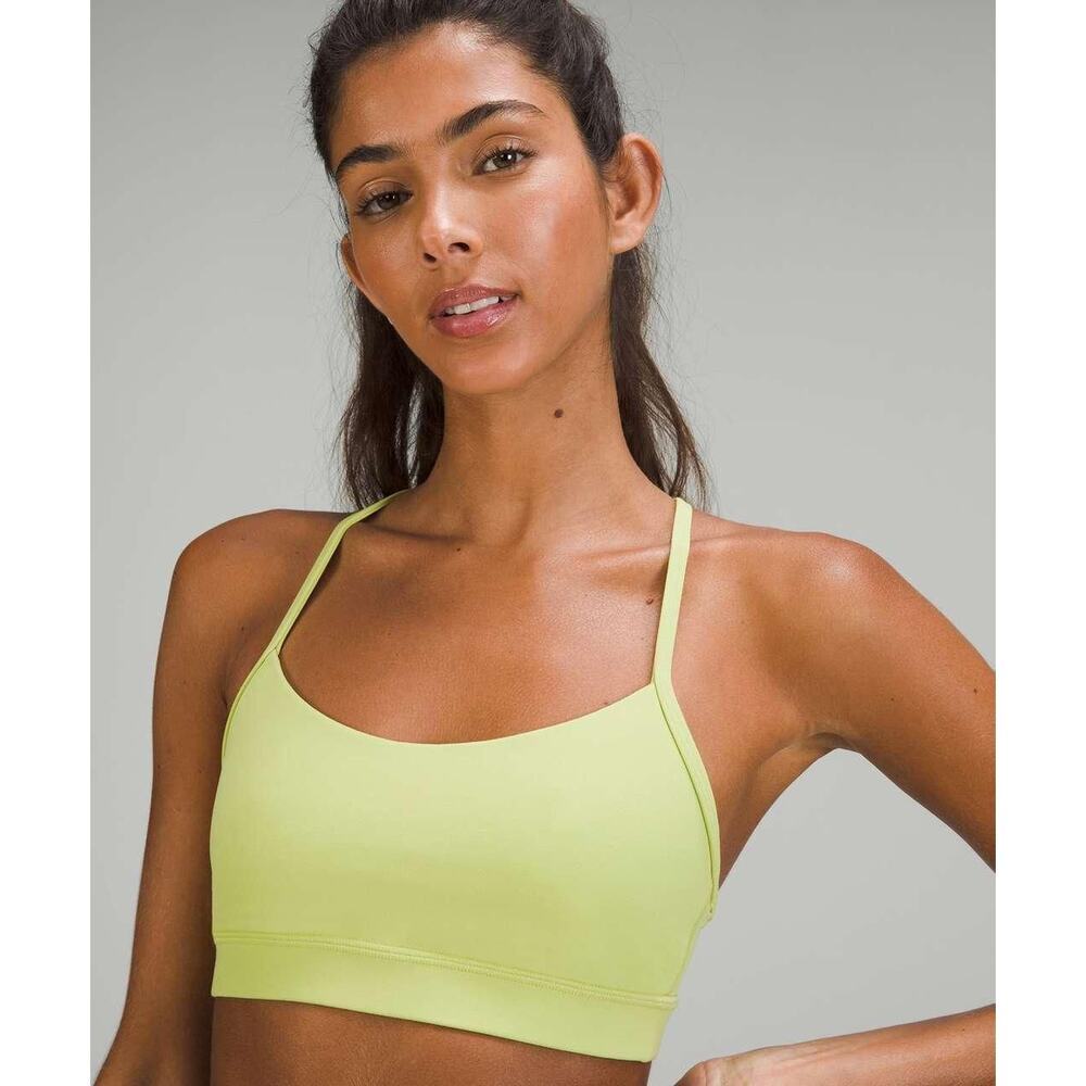 NWT Lululemon Flow Y Nulu Longline Bra - Size 6